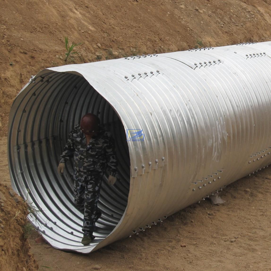 wholesale corrugated steel culvert pipe to Chile